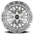 AXD Offroad As6 18x9 6x135 6x139.7 Silver Machine 0mm Wheels