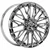 Rock Forged Ff33 20x8.5 5x110 5x114.3 Chrome 38mm Wheels