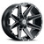 Scorpion Sc31 Wheels Rims 20x9 5x127 5x139.7 Black Milled -12mm | SC31-200952739-12ML