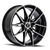 Kraze Kr196 Evolve Wheels Rims 22x9 5x114.3 Gloss Black Machined 35mm | KR196-22965BM35