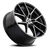 Kraze Kr196 Evolve Wheels Rims 18x8.5 5x120 Gloss Black Machined 30mm | KR196-8812BM30