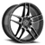 Kraze Kr197 Converge Wheels Rims 19x8.5 5x108 5x114.3 Black Machined 35mm | KR197-9814BM35