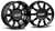 Ddc Dually The Ten Forged With Super Single Front Wheels Rims 22x8.25 10x225 Black Milled