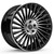 Road Force Rf23 Wheels Rims 22x9 5x112 Black Machined 28mm | RF23229020+28MB