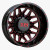 Xm Offroad Dually Xm-900 Wheels Rims 22x8.25 8x165.1 Black W/ Red Milling -221mm