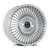 DOLCE LUXURY Trento Wheels Rims 20x9 Blank Custom Drilled Gloss Silver With Brushed Face 35mm | TRENTO-209000GSBF35