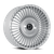 DOLCE LUXURY Trento Wheels Rims 26x10 Blank Custom Drilled Gloss Silver With Brushed Face 15mm | TRENTO-261000GSBF15