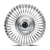 DOLCE LUXURY Trento Wheels Rims 20x9 Blank Custom Drilled Chrome 20mm | TRENTO-209000C