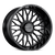 Lock Extreme Rampage Wheels Rims 22x12 6x135 6x139.7 Gloss Black 44mm | RAMPAGE-22236GB