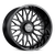 Lock Extreme Rampage Wheels Rims 22x10 5x127 5x139.7 Gloss Black Milled 18mm | RAMPAGE-22121GBM