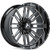 Hartes Metal Whipsaw Wheels Rims 22x12 6x135 6x139.7 Black Milled -44mm | 72022S12VN-44KCECD2MHJ