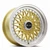 Vors Vr3 Wheels Rims 15x8 4x98 Gold W/ Machined Lip 32mm | VR0315708H32GD-498