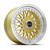 Vors Vr3 Wheels Rims 16x8 4x108 Gold W/ Machined Lip 30mm | VR0316708H30GD-408