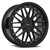Vors Vr8 Wheels Rims 18x8 4x100 Black W/ Gold Rivets 35mm | VR081880xxx35GB-400