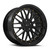 Vors Vr8 Wheels Rims 18x9 5x112 Black W/ Gold Rivets 20mm | VR081890xxx20GB-51220