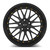Vors Vr8 Wheels Rims 18x9 5x112 Black W/ Gold Rivets 20mm | VR081890xxx20GB-51220