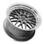 Vors Vr8 Wheels Rims 18x9 4x100 Hyper Black W/ Machined Lip & Chrome Rivets 35mm | VR081890xxx20HB-40035