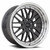 Vors Vr8 Wheels Rims 18x9 4x114.3 Hyper Black W/ Machined Lip & Chrome Rivets 35mm | VR081890xxx20HB-41435