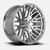 Artem Trident Wheels Rims 24x12 6x139.7 Chrome -44mm | A209-241261397-44C