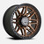 Artem Grimlock Wheels Rims 17x9 6x135 Satin Bronze W/ Satin Black Ring 12mm | AB1-17906135+12BZFSBR