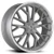 Modern Luxury Mlf15 Wheels Rims 22x8.5 5x114.3 Brushed Silver W/ Stainless Lip 38mm | MLF15-228551143+38BRSL