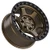 Dropstars 604Bzb Wheels Rims 17x9 6x135 6x139.7 Satin Bronze W/ Black Ring -12mm | 604BZB-7906812