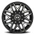 Vision 305 Rekluse Wheels Rims 20x9 8x165.1 Gloss Black Machined Face -12mm | 305-2981GBMF-12