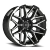 Vision 305 Rekluse Wheels Rims 20x9 6x139.7 Gloss Black Machined Face -12mm | 305-2983GBMF-12