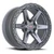 Vortek Vrt-602-R Wheels Rims 18x9 6x135 6x139.7 Matte Titanium With Black Bead Ring -12mm | 60218957-12MTBR-R