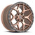 Vortek Vrt-603-R Wheels Rims 17x9 6x135 6x139.7 Matte Bronze With Black Bead Ring 12mm | 6031795712MZBR-R