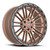 Vortek Vrt-604-R Wheels Rims 17x9 6x135 6x139.7 Matte Bronze With Black Bead Ring -12mm | 60417957-12MZBR-R