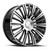 O.E. Revolution Cad-35 Wheels Rims 24x10 6x139.7 Gloss Black & Machined 31mm | CAD35-24105031BM