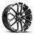 O.E. Revolution G-40 Wheels Rims 24x10 6x139.7 Gloss Black & Machined 31mm | G40-24105031BM