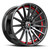 Spec-1 Sp-69 Wheels Rims 18x8 5x110 5x114.3 Gloss Black & Red Undercut 38mm | SP-691883538GBRU