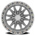 Arena A135 Atlas Wheels Rims 17x8.5 6x139.7 Gloss Silver Machined 25mm | A135178584P02519