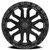 Arena A125 Jackal Wheels Rims 20x10 6x139.7 Satin Black W/ Gloss Black Lip -18mm | A125200084N01804