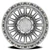 Arena A130 Podium Wheels Rims 17x9 8x180 Gloss Silver Machined 0mm | A130179018P00019