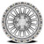 Arena A130 Podium Wheels Rims 17x9 6x135 Gloss Silver Machined 0mm | A130179089P00019