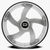 Dazz D105 Bussin Wheels Rims 24x9 5x120.65 5x127 Brushed Gloss Silver W/ Chrome Stainless Lip 0mm | D105249008P0022