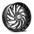 Azara Azx-101 Wheels Rims 30x9.5 Blank Custom Drilled Gloss Black & Milled 15mm | AZX-1013095BL15GBM