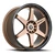 Spec-1 Spt-33 Wheels Rims 19x9.5 Blank Custom Drilled Matte Bronze & Black Lip 42mm | SPT-331995BL42MZBL
