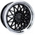 Elegance E24 Wheels Rims 18x8.5 5x100 5x114.3 Gloss Black Machined 30mm | E24-18511430GBM