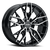 Kalon Scout 107 Wheels Rims 18x8 5x114.3 Gloss Black Machined 38mm | 107AB-1880F38