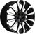 Massiv 929 Wheels Rims 22x9 5x114.3 5x120 Black Machined 35mm | MAS929-22913BM