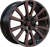 Massiv 929 Wheels Rims 22x9 5x114.3 5x120 Black w/ Red Milling 35mm | MAS929-22913BWR