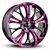 HD Spinout Wheels Rims 16x7 5x112 5x114.3 Gloss Pink & Black w/ Machined Face 40mm | SO16702340BK-P