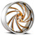 Azad AZ Drip Wheels Rims 22x9.5 6x139.7 Milled Brushed Gold With Stainless Lip 25mm | AZDRIP22956139+25BRGOLDM/SSL