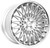 Azad AZSLS2.0 Wheels Rims 24x10 5x120 Brushed Silver With Stainless Lip 35mm | AZSLS2.024105120+35BR/SSL
