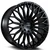 Azad AZT01 Wheels Rims 22x9.5 Blank Custom Drilled Black 15mm | AZT012295BLANK+15BLACK
