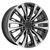 OE CA93 Wheels Rims 20x9 6x139.7 Gunmetal With Polished Face 28mm | CA93-20090-6550-28PG